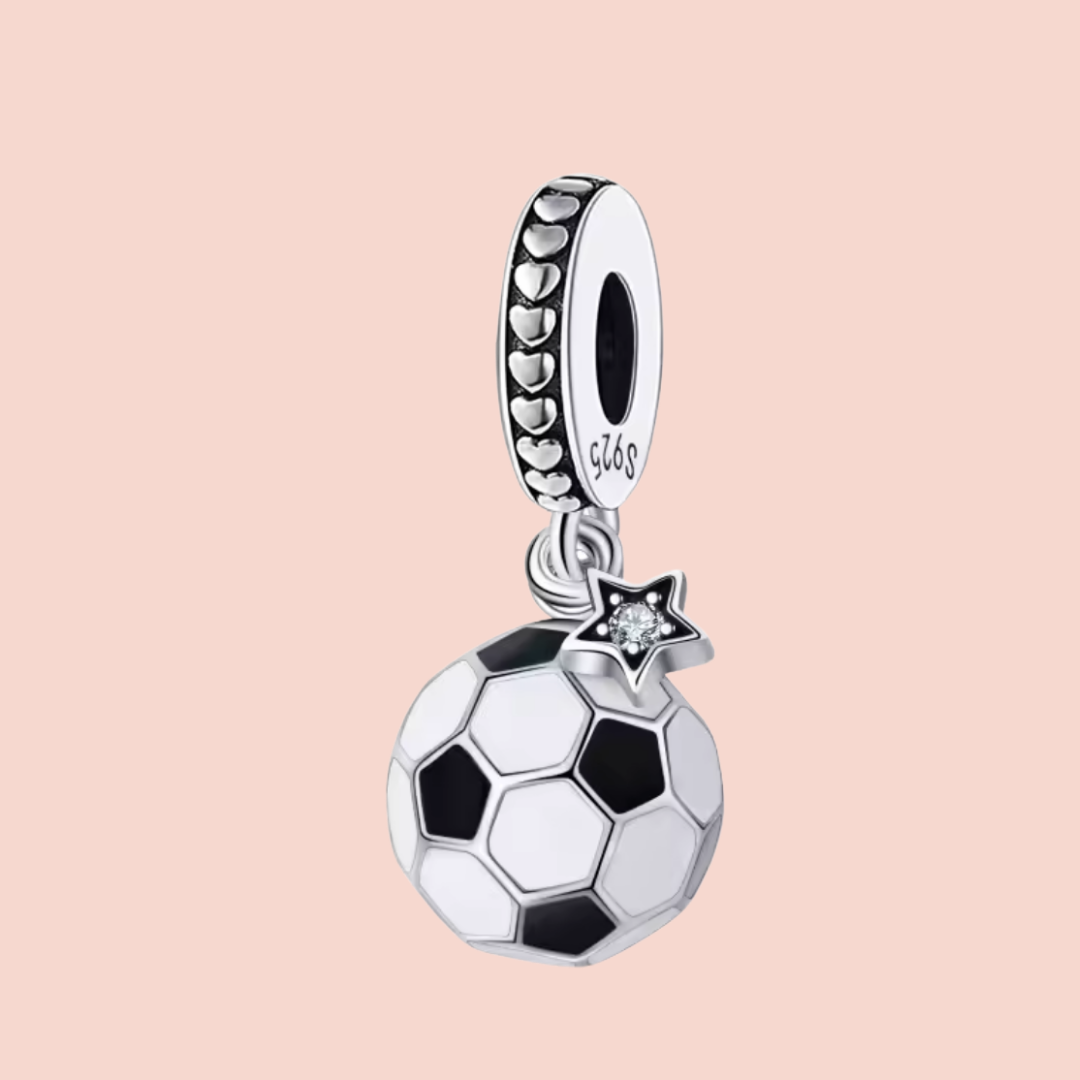 Charm balón colgante con estrella