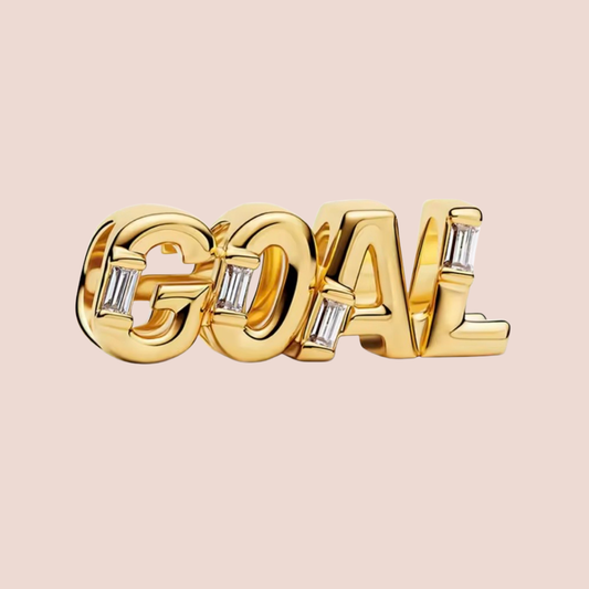 Letras Goal doradas