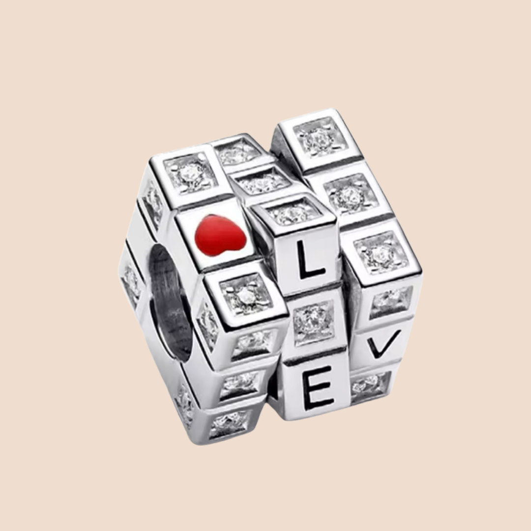 Charm cubo Rubik love